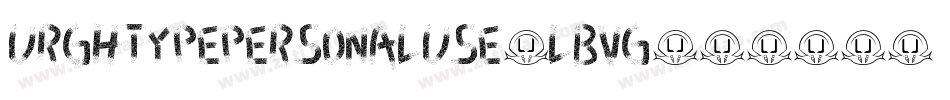 Urghtypepersonaluse-LBVg字体转换