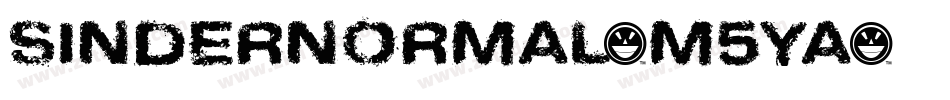 SinderNormal-m5Ya字体转换