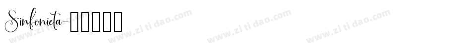 Sinfonieta字体转换