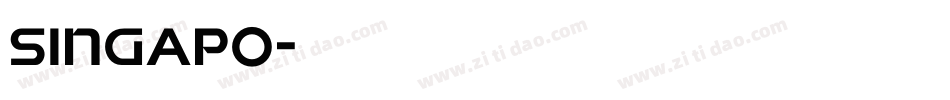 singapo字体转换