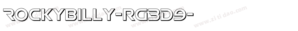 Rockybilly-rg3D9字体转换 Rockybilly-rg3D9字体转换