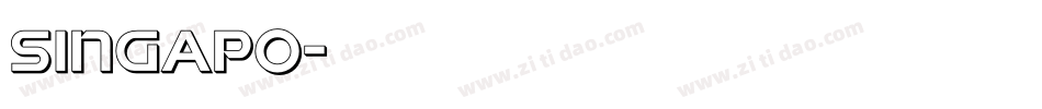 singapo字体转换