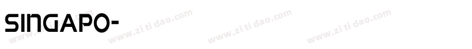 singapo字体转换