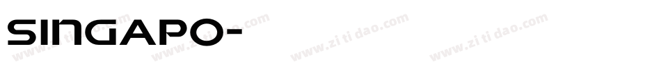 singapo字体转换