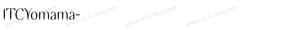 ITCYomama字体转换