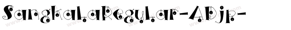 SangkalaRegular-ADjp字体转换