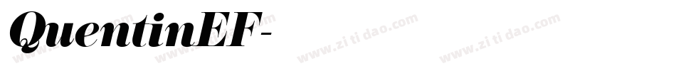 QuentinEF字体转换