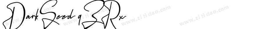 DarkSeed-qZ3Rx字体转换