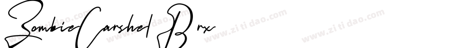 ZombieCarshel-B8rx字体转换