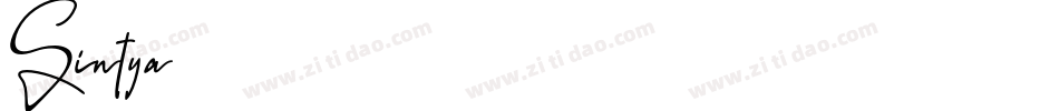 Sintya字体转换