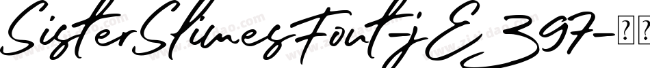 SisterSlimesFont-jEZ97字体转换