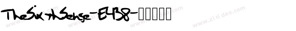 TheSixthSense-E438字体转换