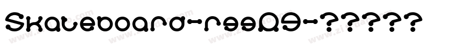 Skateboard-rggR9字体转换