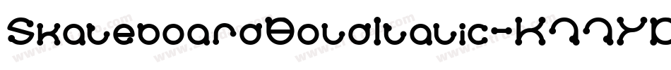 SkateboardBoldItalic-K77YD字体转换