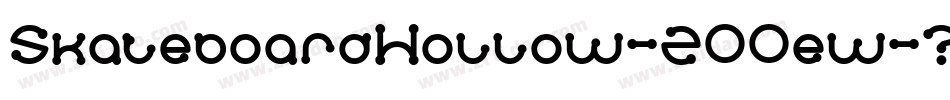 SkateboardHollow-2OOew字体转换