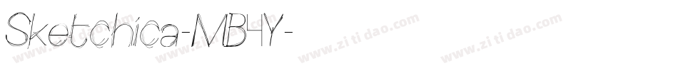 Sketchica-MB4Y字体转换