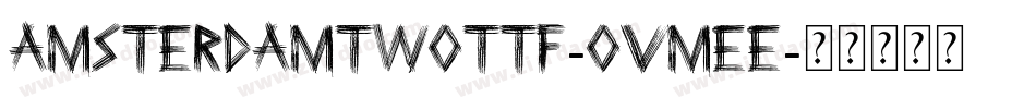 AmsterdamTwoTtf-OVMEe字体转换