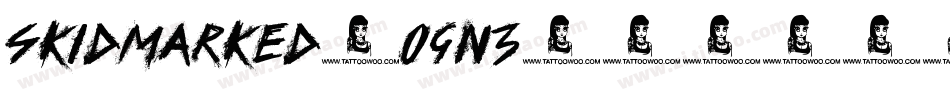 Skidmarked-Ogn3字体转换