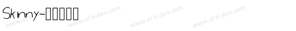 Skinny字体转换
