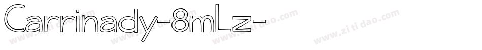 Carrinady-8mLz字体转换