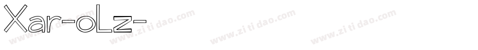 Xar-oLz字体转换