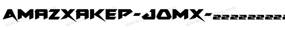 Amazxakep-JOmx字体转换
