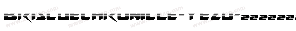 BriscoeChronicle-YEzo字体转换