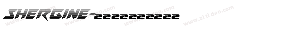 Shergine字体转换