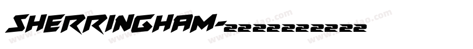 Sherringham字体转换