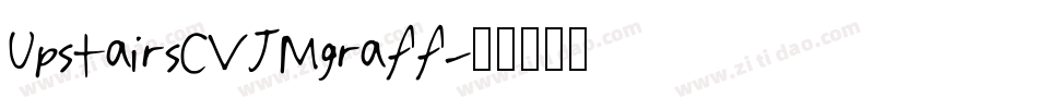 UpstairsCVJMgraff字体转换