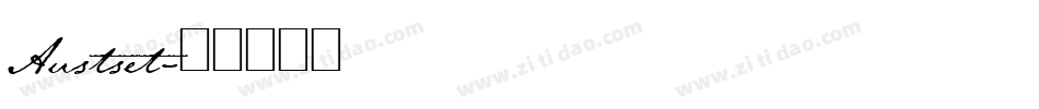 Austset字体转换