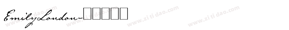 EmilyLondon字体转换