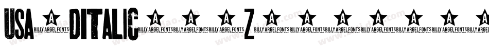 Usa3DItalic-34z8字体转换 Usa3DItalic-34z8字体转换