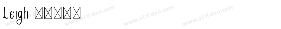 Leigh字体转换