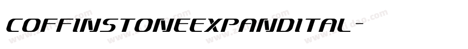 coffinstoneexpandital字体转换