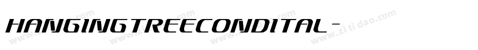 hangingtreecondital字体转换