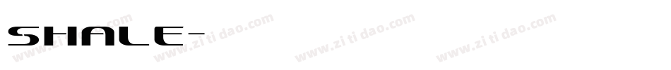 Shale字体转换