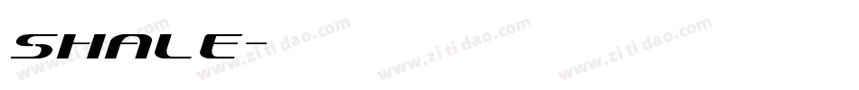 Shale字体转换