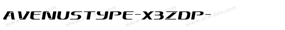AvenusType-X3ZdP字体转换