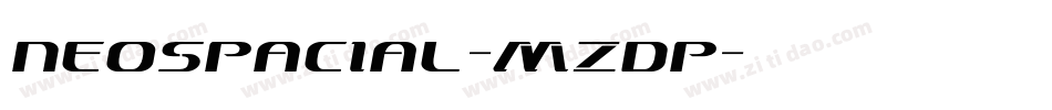 Neospacial-MZdp字体转换