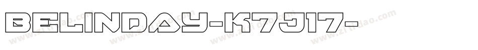 Belinday-K7J17字体转换