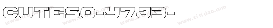 Cuteso-y7J3字体转换