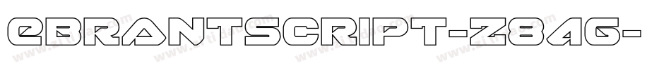 EBrantscript-z84G字体转换