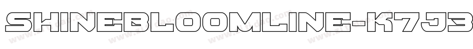 ShineBloomLine-K7J3X字体转换
