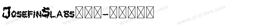 JosefinSlabs转换器字体转换
