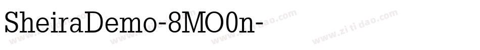 SheiraDemo-8MO0n字体转换