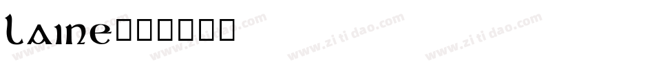 Laine字体转换