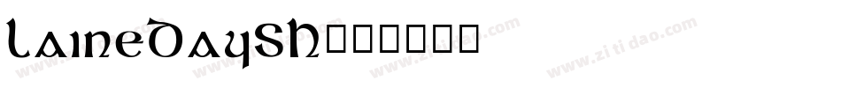 LaineDaySH字体转换