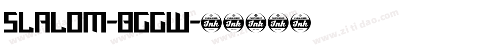 Slalom-Bggw字体转换