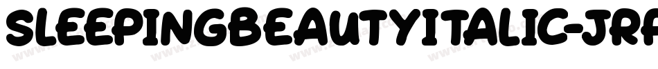 SleepingBeautyItalic-JRpmM字体转换